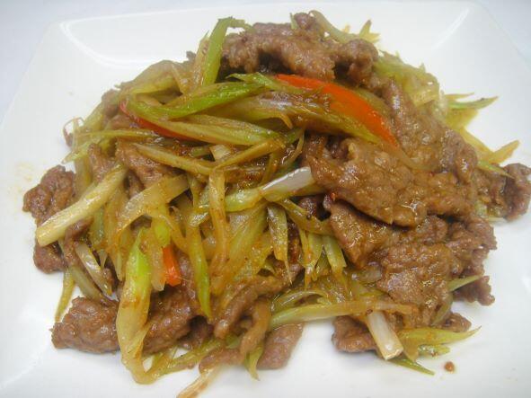 Shred Beef Satay Sauce