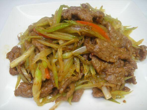 Shred Beef Satay Sauce